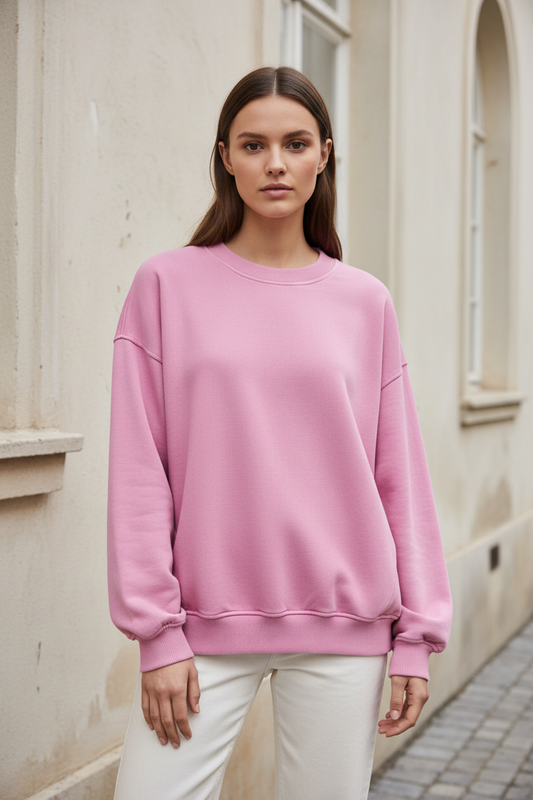 Sudadera de corte relajado, vista frontal — Nümph | Marta Folch BCN