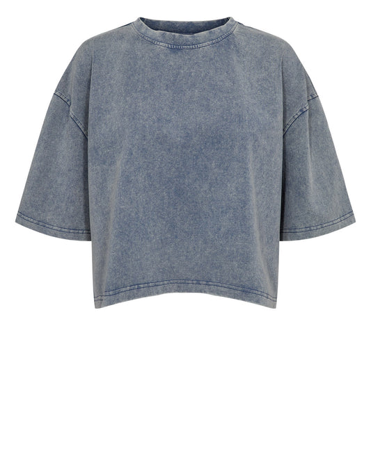 Camiseta efecto sudadera de silueta relajada, vista frontal — Nümph | Marta Folch BCN