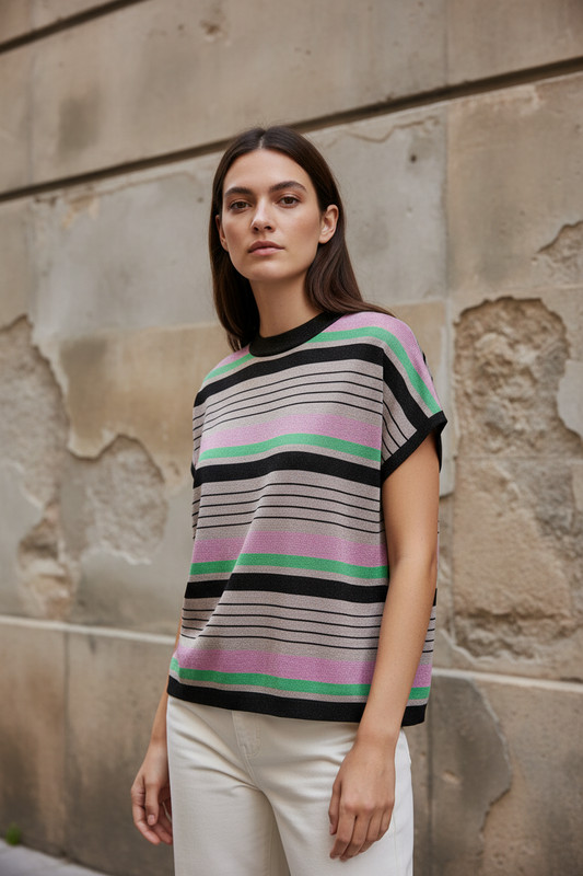 Jersey de punto ecovero — Nulaura Darlene Pullover