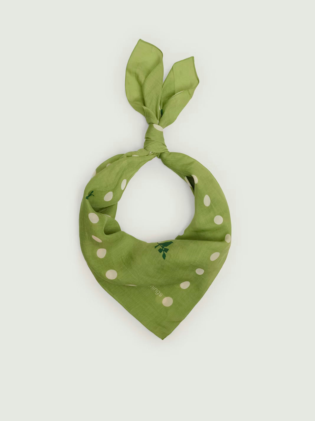 Pañuelo Nice Things menta claro con estampado Dots Logo