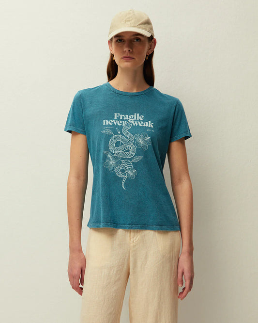Camiseta print serpiente System Action para mujer