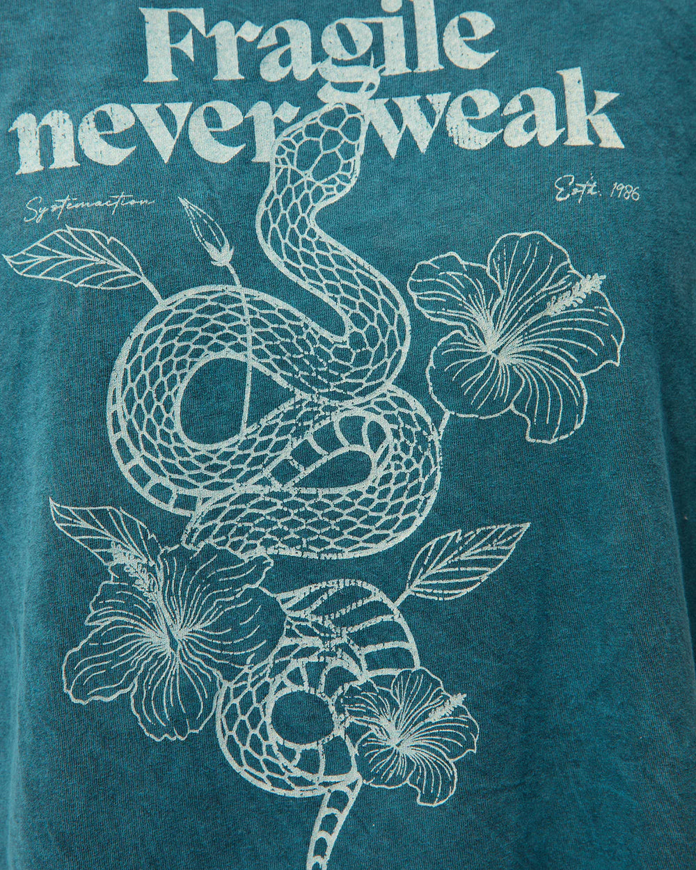Camiseta print animal serpiente System Action para mujer