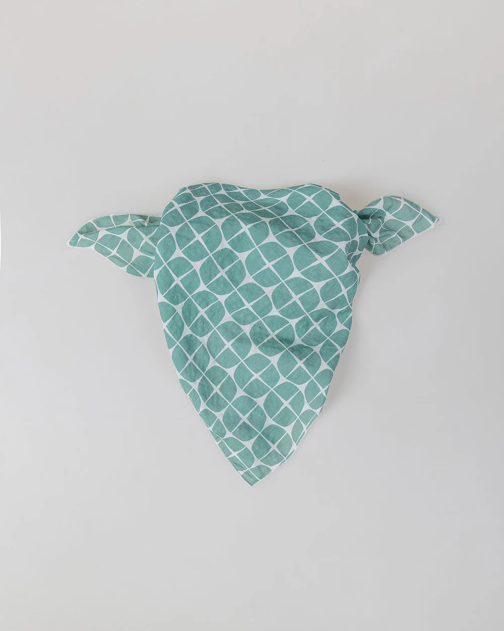 Pañuelo pequeño System Action con estampado en verde agua