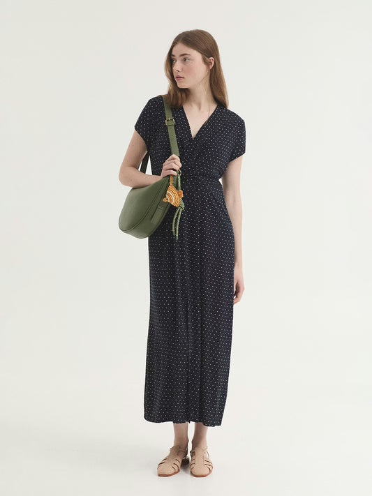 Vestido midi Small Dots Nice Things en marino