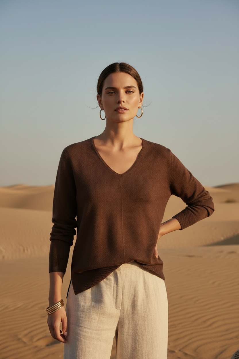 Jersey oversize de viscosa