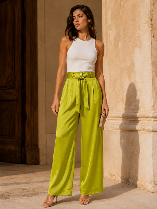 Pantalón amplio fluido