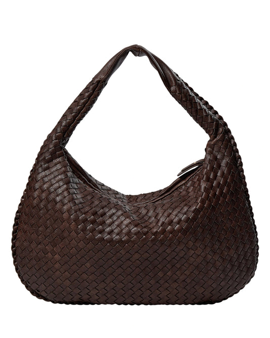 Bolso hobo trenzado de hombro — Nusicilia Bag