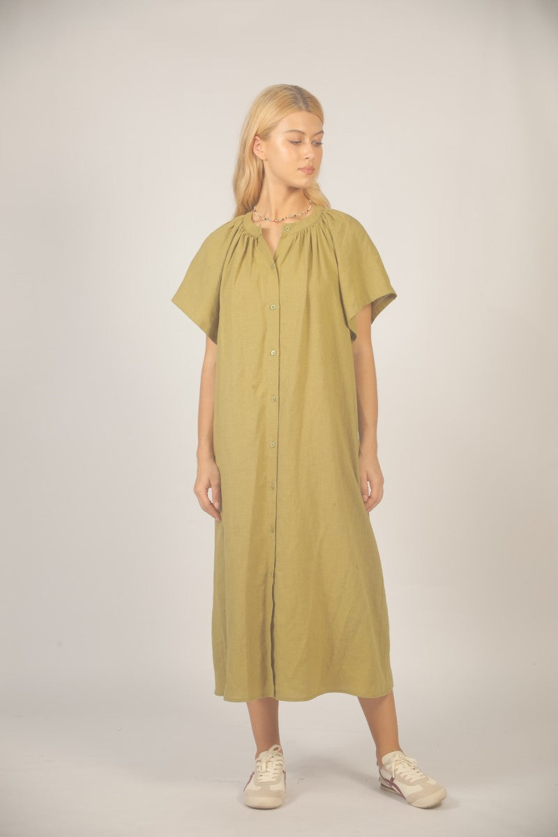 Vestido See U Soon con caída fluida y escote ligero