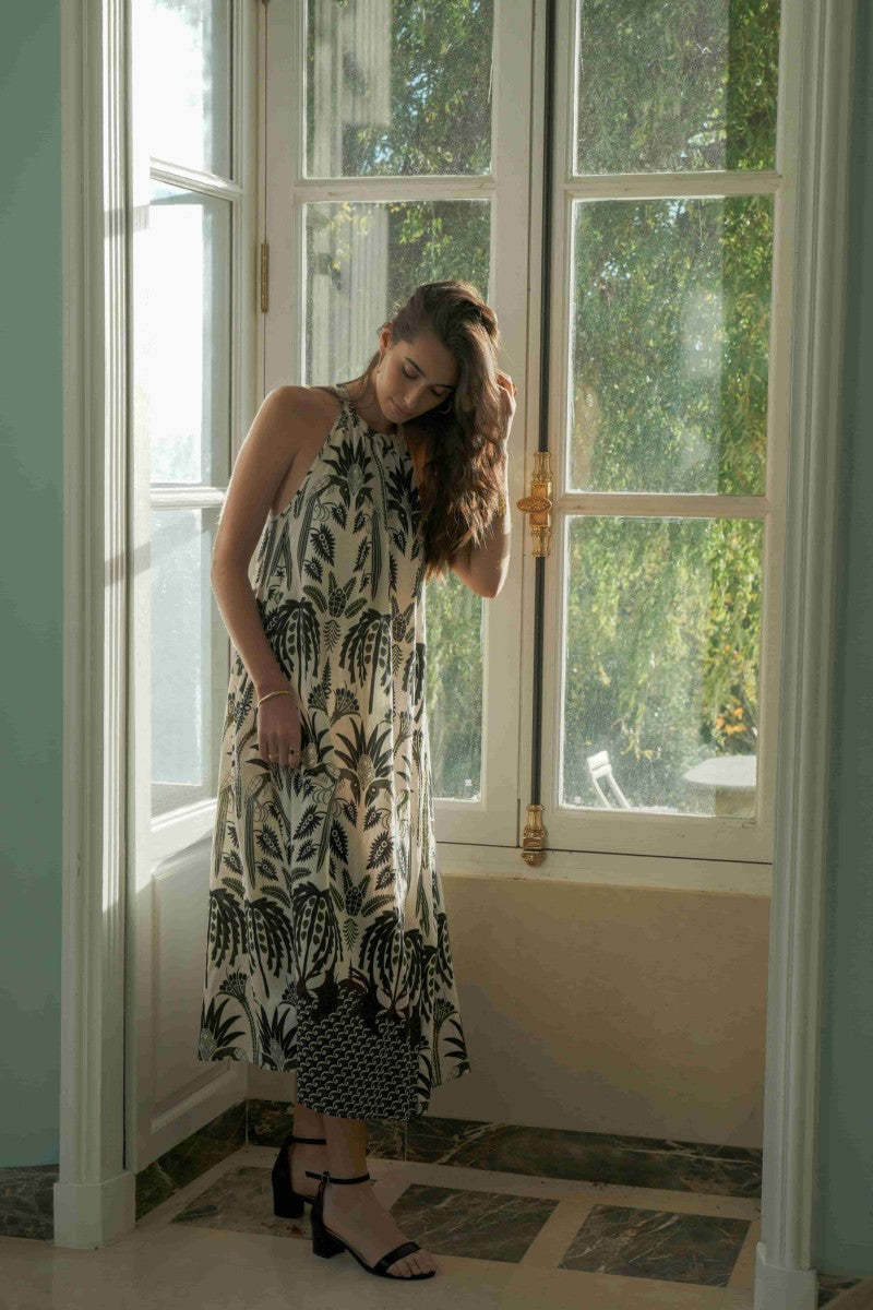 Vestido de tirantes See U Soon en color caqui