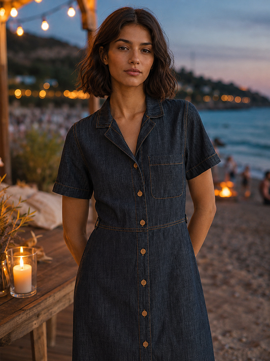 Tencel denim dress